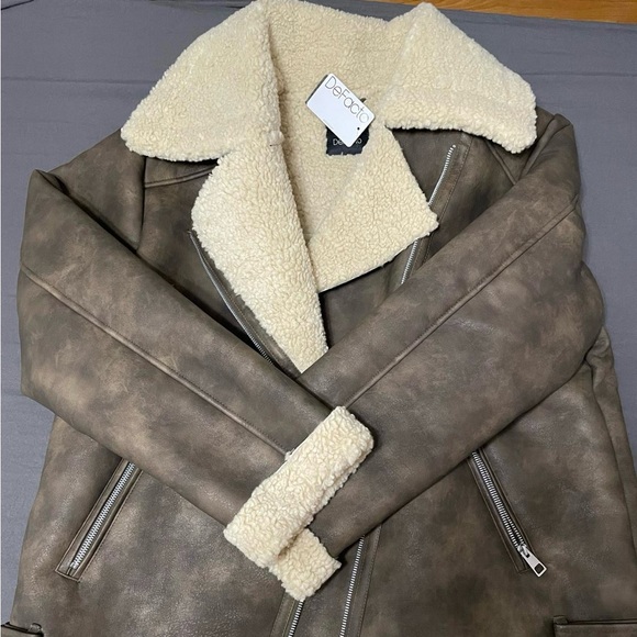 Defacto jacket leather coat - Picture 1 of 2